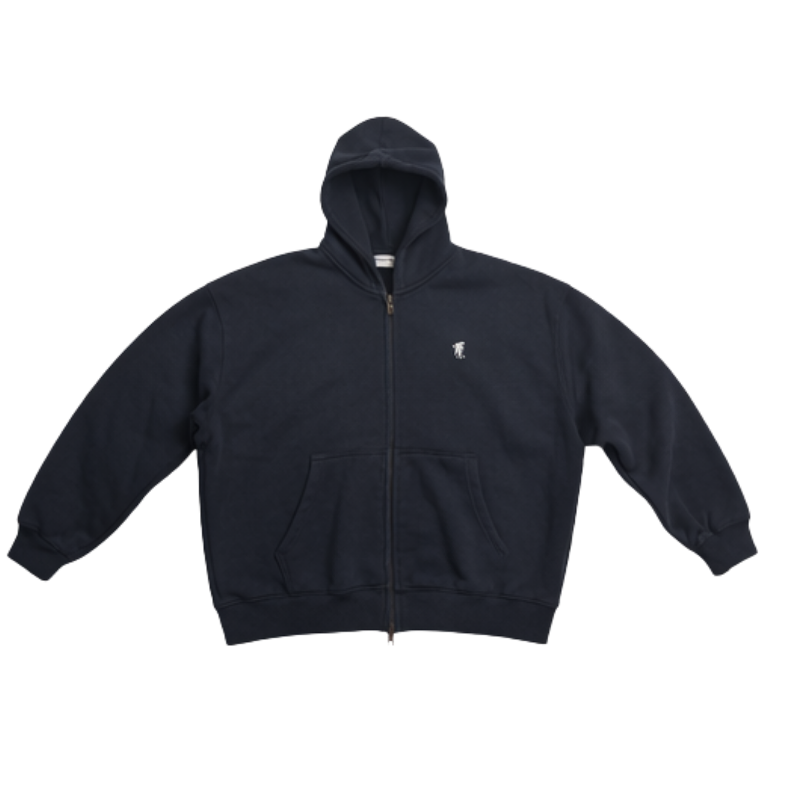 After Hours Zip Hoodie — Midnight Navy
